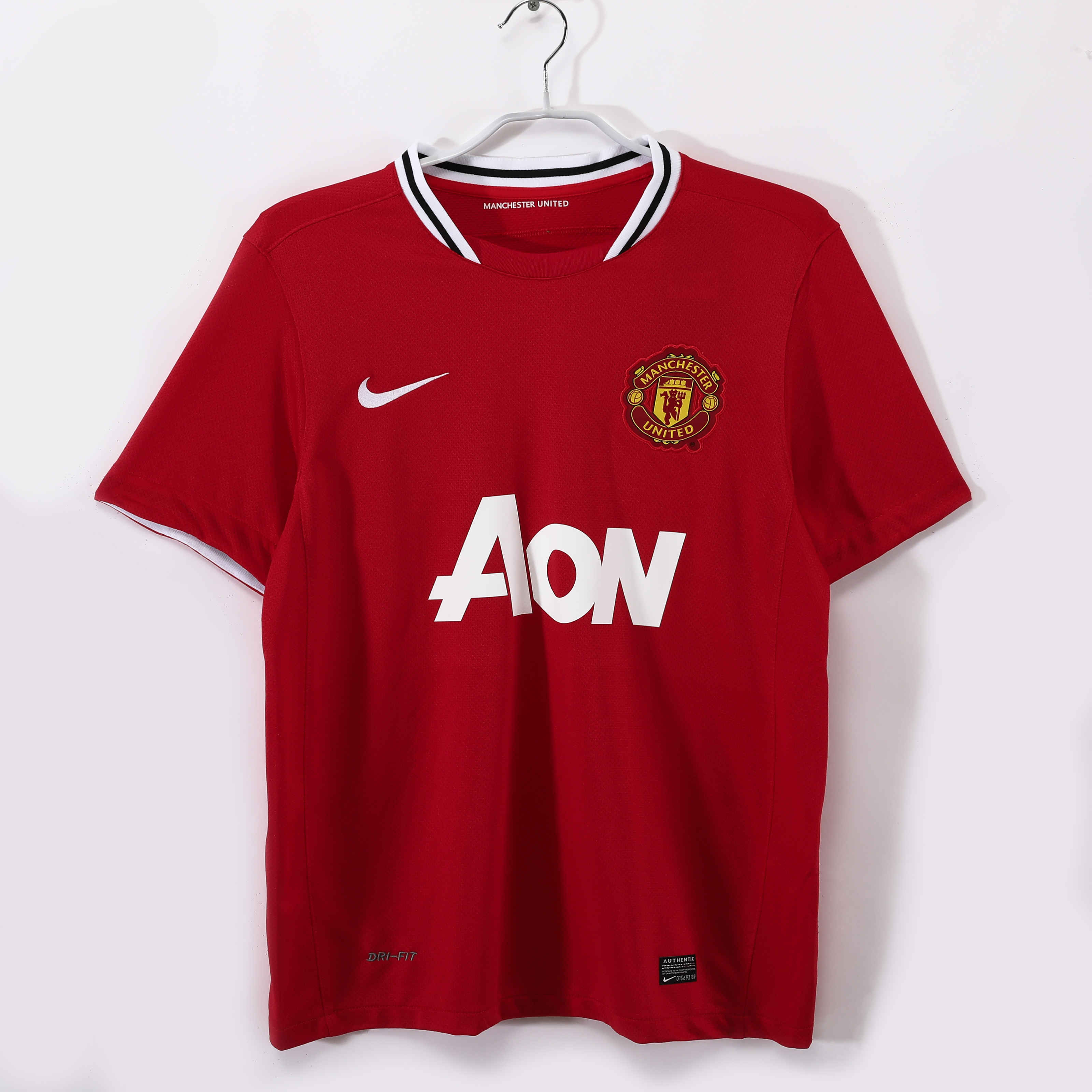 Camiseta de fútbol Manchester United 2011/12 LOCAL MANGA CORTA VERSION FAN